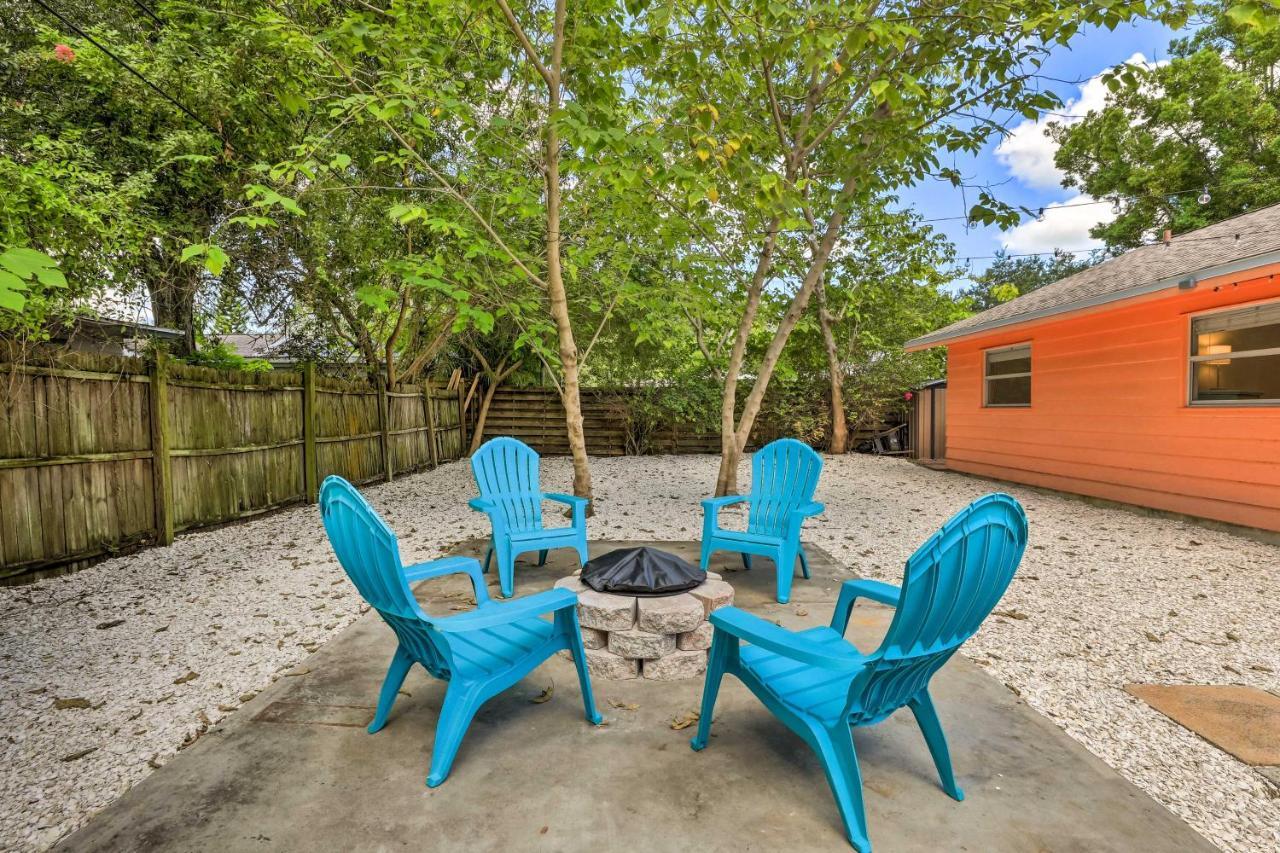 הוילה Boho-Chic Sarasota Hideaway Yard And Fire Pit! מראה חיצוני תמונה